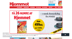 Desktop Screenshot of hjemmet.dk